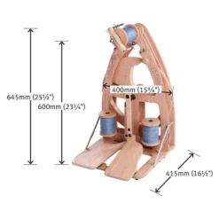 Ashford Joy 2 Spinning Wheel - Double Treadle(Ashford Joy 2 Spinning Wheel Double Treadle) -The Woolery Store ASH JSWDT2CBc 86222