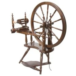 Kromski Polonaise Spinning Wheel - Walnut Finish(Kromski Polonaise Spinning Wheel Walnut Finish)