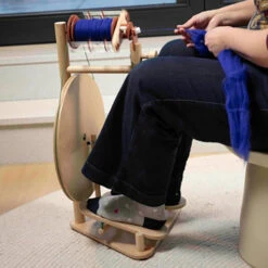 Lojan Buddy Spinning Wheel - Double Treadle(Lojan Buddy Spinning Wheel Double Treadle) -The Woolery Store LOJ LJ0002d 10505