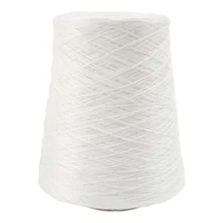 Mercerized Egyptian Perle Bleached Cotton Yarn - 16/2