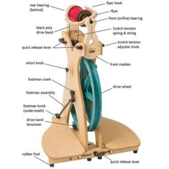 Schacht Sidekick Folding Spinning Wheel(Schacht Sidekick Folding Spinning Wheel) 5 Schacht Sidekick Folding Spinning Wheel(Schacht Sidekick Folding Spinning Wheel) -The Woolery Store SCH SK7770c 15802
