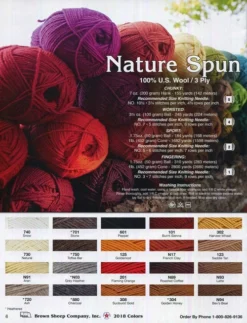 Brown Sheep Nature Spun Fingering Weight Yarn -The Woolery Store bro nsf 2 61196.1543861299