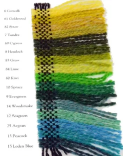 Harrisville Wool Yarn Color Card -The Woolery Store har cc 2 86160.1543861328